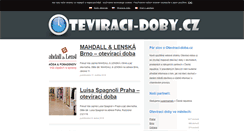 Desktop Screenshot of oteviraci-doby.cz